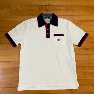 Cotton piquet polo with Interlocking G